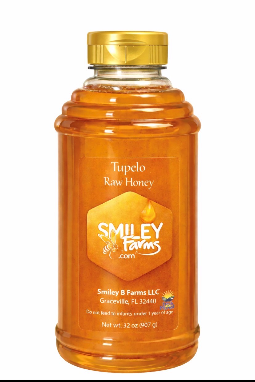 Raw Florida Tupelo Honey - Smiley Farms
